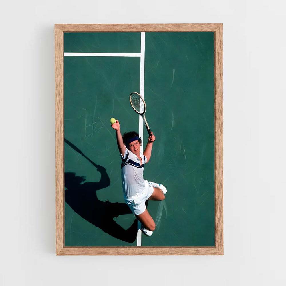 Poster John mcenroe conquête – affiche Tennis (vue 4)